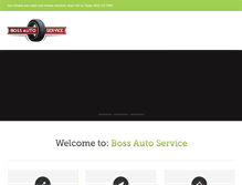 Tablet Screenshot of bossautoservice.com